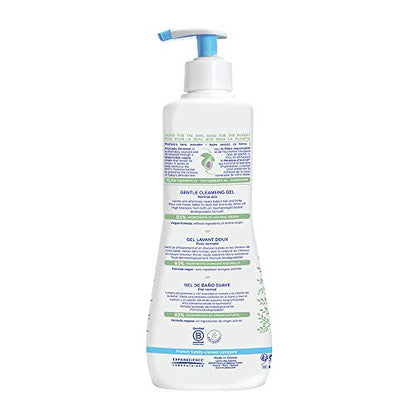 Mustela Baby Gentle Cleansing Gel - Baby Hair & Body Wash - with Natural Avocado fortified with Vitamin B5 - Biodegradable Formula & Tear-Free - 1 or 2-Pack - Various Sizes