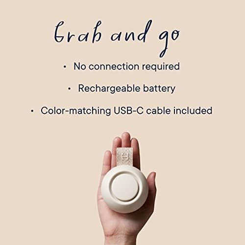 Hatch Rest Go | Portable Sound Machine for Babies and Kids | Sleep Soother | 10 Soothing Sounds | White Noise | Shush | Travel | Registry Gift | Baby Shower | Clips on Stroller | Putty