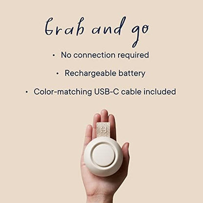 Hatch Rest Go | Portable Sound Machine for Babies and Kids | Sleep Soother | 10 Soothing Sounds | White Noise | Shush | Travel | Registry Gift | Baby Shower | Clips on Stroller | Putty