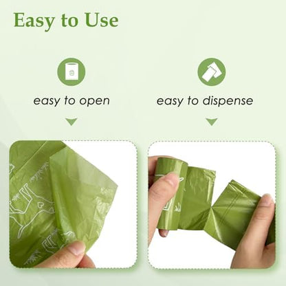 720 Count Unscented 13” x 9”Dog Poop Bags Rolls, Leakproof Strong & Sturdy Waste Bags for Doggie Cat Pet