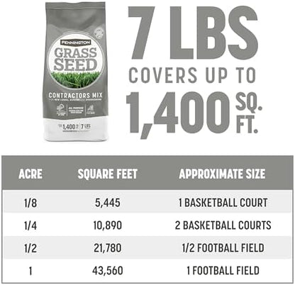 Pennington Contractors Grass Seed Mix Central 7 lb
