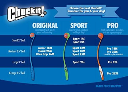 Chuckit! Ultra Squeaker Ball Dog Toy, Large (3 Inch) 1 Pack, for Large Breeds