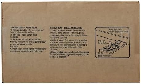 Victor Mouse Traps M150-12, Metal Pedal, Sustainably Sourced FSC Wood, Wooden Mouse Traps - Pack of 12