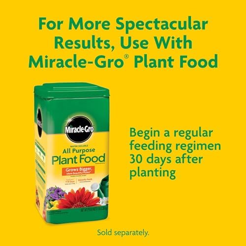 Miracle-Gro Potting Mix, For Container Plants, Flowers, Vegetables, Shrubs, Annuals, Perennials, Feeds up to 6 Months, 8 qt., 2-Pack