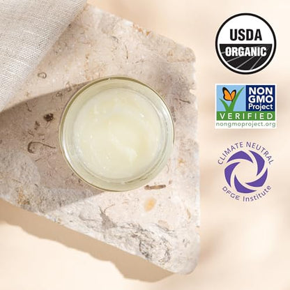 Lansinoh Organic Nipple Butter, 2 Count of 2 oz Jars, Safe for Breastfeeding Baby, Soothing Postpartum & Nursing Care for Moms, 4 oz Total