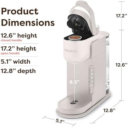 Keurig K-Express Coffee Maker, Single Serve K-Cup Pod Coffee Brewer, Warm Stone