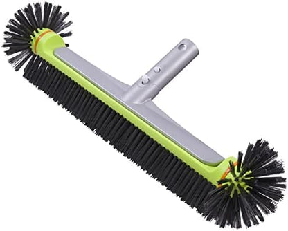 Sepetrel Pool Brush Head for Cleaning Walls,Heavy Duty Inground/Above Ground Swimming Pool Round Scrub Brushes with Premium Strong Bristle & Reinforced Aluminium Back