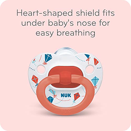NUK Orthodontic Pacifiers, 6-18 Months, 5 Pack, Timeless Collection, Amazon Exclusive