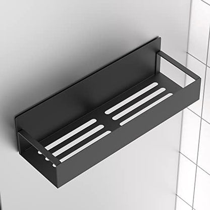 Metal 4 Pack Magnetic Spice Storage Rack Organizer for Refrigerator and Oven, Black Fridge Organizers and Storage