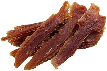 Amazon Brand - Solimo Duck Jerky Dog Treats,2 pounds