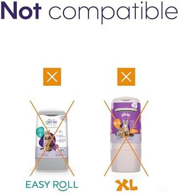 Litter Genie Refill Bags | Jumbo 1-Pack, 28 Total ft | Up to 4 Months of Supply in 1 Cartridge | Ultimate Odor Control Cat Litter Bags
