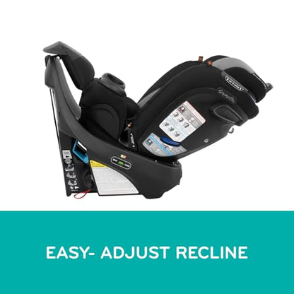 Evenflo Revolve360 Extend Convertible Car Seat with 360 Degree Rotation, Extended Rear-Facing, Forward-Facing, Booster Mode, and Secure Latch Install, Revere Gray