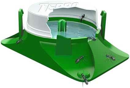 TERRO T1804SR Outdoor Ready-to-Use Liquid Ant Bait Killer and Trap - Kills Common Household Ants - 8 Bait Stations