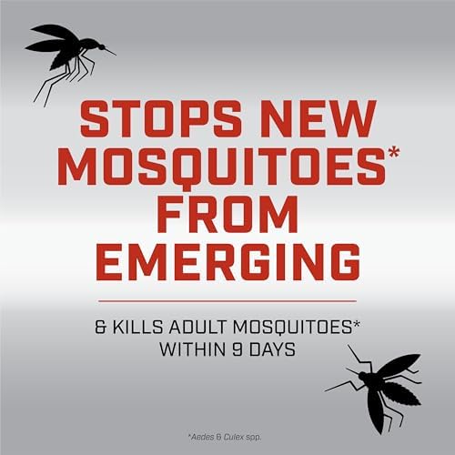 Ortho Home Defense Mosquito Kill and Prevent, Controls Mosquitoes and Larvae, Silent, Easy-to-Use, Protects up to 4,300 sq. ft., 1 Mosquito Station and 2 Refill Bands