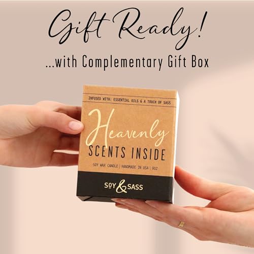 New Job Gifts for Women, Congratulations Gifts for Women - 'New Job Candle, w/Vanilla & Coconut I Job Promotion Gifts for Women I Leaving Job Gifts I Goodbye Coworker Gift I 50Hr Burn, Made in USA