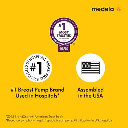 Medela Manual breast pump with Flex Shields Harmony Single Hand for More Comfort and Expressing More Milk