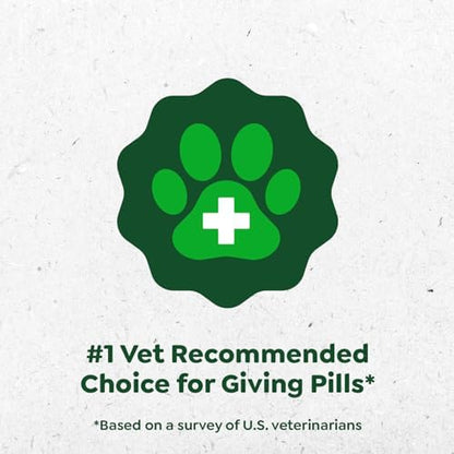 Greenies Pill Pockets for Dogs Small Size, Soft Dog Treats, Cheese Flavor, (6) 3.2 oz. Pouches (180 Treats Total)