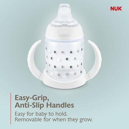 NUK Learner Cup, 6+ Months, Timeless Collection, Amazon Exclusive, 5 Oz, Pack of 2 – BPA Free, Spill Proof Sippy Cup