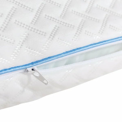 Purelux Gel Memory Foam Adjustable Comfort Cooling Pillow. Queen 2 Pack (20in x 28in)