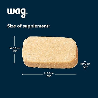 Amazon Brand - Wag Probiotic Supplement Chews for Dogs, Supports Digestive Health and Gut Flora, Natural Duck Flavor, 160 Count, Pack of 1