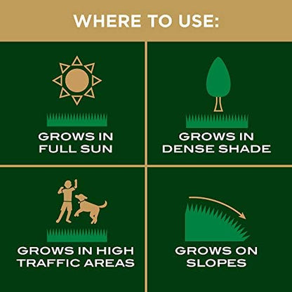 Scotts EZ Seed Patch & Repair Sun and Shade Mulch, Grass Seed, Fertilizer Combination for Bare Spots and Repair, 3.75 lb, Brown