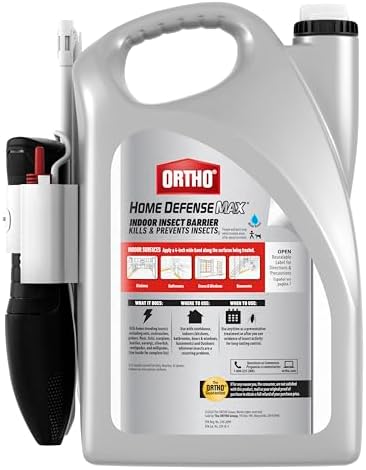 Ortho Home Defense Max Indoor Insect Barrier with Extended Reach Comfort Wand, Kills Ants, Roaches, Spiders, Fleas and Ticks, 1 gal.