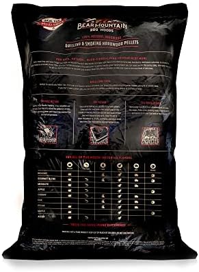 Bear Mountain 2-Pack Wood Pellets for Smoker, Grill & BBQ, 20 Lbs, Gourmet Blend - Premium Hardwood Barbecue Pellets for Indoor and Outdoor Grilling