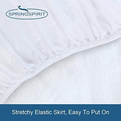 Full Size Mattress Protector Waterproof Mattress Topper Pad Cover Fitted Bed Sheets Full up -14'' Terry Super Soft & Breathable & Noiseless Mattress Protector Machine Washable