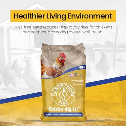 2 Pack 50 lb Bag Odor Eliminating Bedding for Chicken Coops, Nesting Boxes & Runs