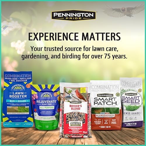Pennington Pride Wild Finch Blend, Wild Bird Seed for Outside Feeders, Special Mix for a Variety of Musical & Colorful Birds, Great to Feed Year-Round, 10-lb. Bag