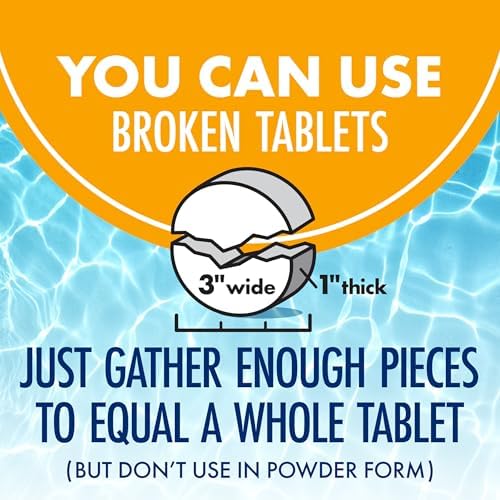 ARM & HAMMER Clear Balance Swimming Pool Alkalinity pH Maintenance Tablets, White, 1 Pack, 24 Count