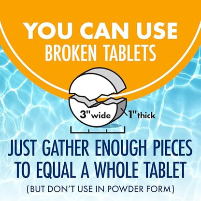ARM & HAMMER Clear Balance Swimming Pool Alkalinity pH Maintenance Tablets, White, 1 Pack, 24 Count