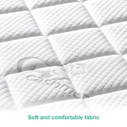 Premium Crib & Toddler Mattress,100% Knitted Fabric, Premium Fleece Surface-Hypoallergenic, 5" Thick Firm Soft Crib Mattress, Non-Toxic - Fits Standard Cribs & Toddler Beds