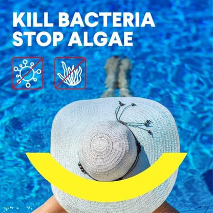Chlorine Tablets 3 Inch for Swimming Pools, Kills Bacteria and Stops Algae, Slow Dissolving,Exclusive Protective Packaging,Pool Chlorine Tablets,20lbs