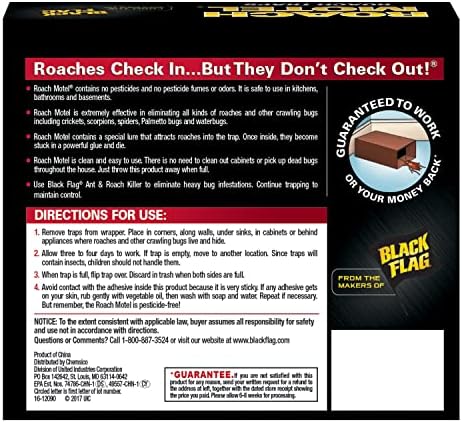 Black Flag Roach Motel Insect Trap, 12-Pack