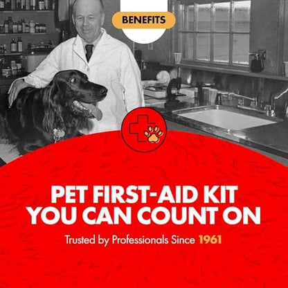 Miracle Care Kwik Stop Styptic Powder For Dogs, Cats and Birds, 1.5 Ounce, Fast-Acting Blood Stop Powder with Pain Relieving Benzocaine