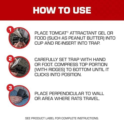 Tomcat Rat Snap Trap (8 Pack)