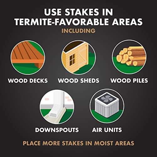 Spectracide Refill Stakes 5-Count Termite Killer