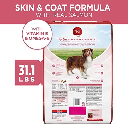 Purina ONE Natural, Sensitive Stomach Dry Dog Food, +Plus Skin & Coat Formula - 31.1 lb. Bag