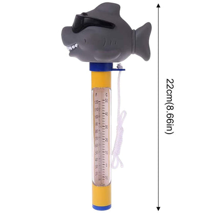 Pool Thermometer Floating,Large Size Easy Read Water Temperature Thermometer,Funny Cartoon Pool Thermometer for Hot Tub,Ice Bath,Outdoor & Indoor Swimming Pools,Aquariums,Spas