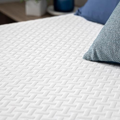 ZINUS 8 Inch Twin Cooling Essential Memory Foam Mattress [NewVersion], Fiberglass Free, Medium Feel, Breathable Cooling Layers, Certified Safe Materials
