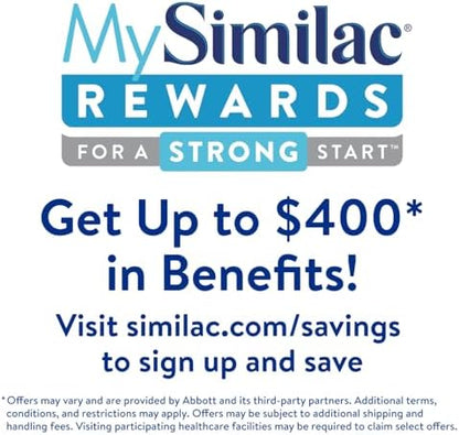 Similac 360 Total Care Infant Formula, Has 5 HMO Prebiotics, Our Closest Prebiotic Blend to Breast Milk, Non-GMO, Baby Formula, Ready to Feed, 2-fl-oz Bottle, Pack of 48