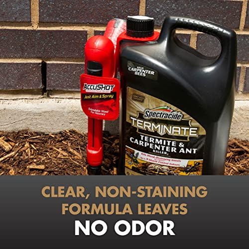 Spectracide Terminate Termite And Carpenter Ant Killer 1.33 Gallons, Includes AccuShot Sprayer