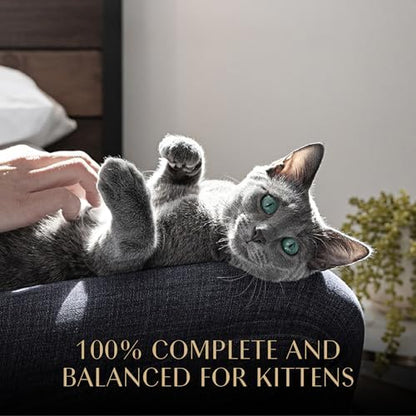 Sheba Perfect Portions Kitten Wet Cat Food Pate Chicken Entree and Salmon Entree, 2.6 oz. Twin-Pack Trays (12 Count, 24 Servings) (Pack of 2)