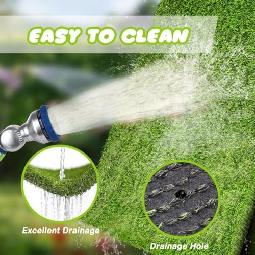 Artificial Grass, Professional Dog Grass Mat, Potty Training Rug and Replacement Turf Outdoor Rug Patio Lawn Decoration, Easy to Clean with Drainage Holes(47.3x31.5 inches)
