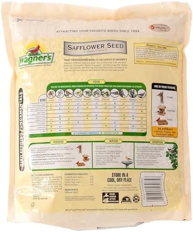 Wagner's 57075 Safflower Seed Wild Bird Food, 5 Pound (Pack of 1)