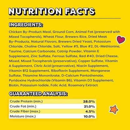 Temptations MixUps Catnip Fever Flavor Crunchy and Soft Cat Treats, 30 oz. Tub