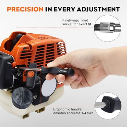 HIPA Pack-of-12 Carburetor Adjustment Tool Carburator Adjusting Kit for 2-Cycle Small Engine for Poulan Husqvarna STHIL ECHO Trimmer Weedeater Chainsaw