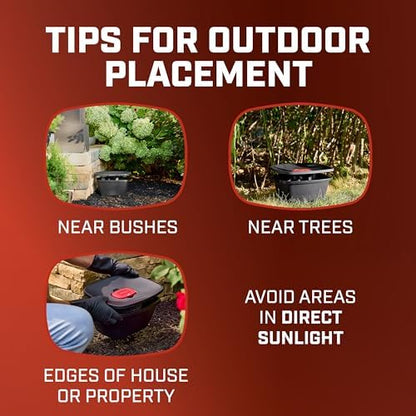 Ortho Home Defense Mosquito Kill and Prevent, Controls Mosquitoes and Larvae, Silent, Easy-to-Use, Protects up to 4,300 sq. ft., 1 Mosquito Station and 2 Refill Bands