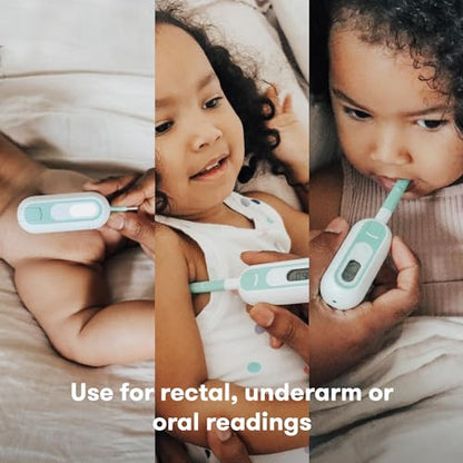 Frida Baby 3-in-1 Rectal, Underarm & Oral Thermometer for Kids, Digital Baby Thermometer for Infants, Toddlers, & Kids